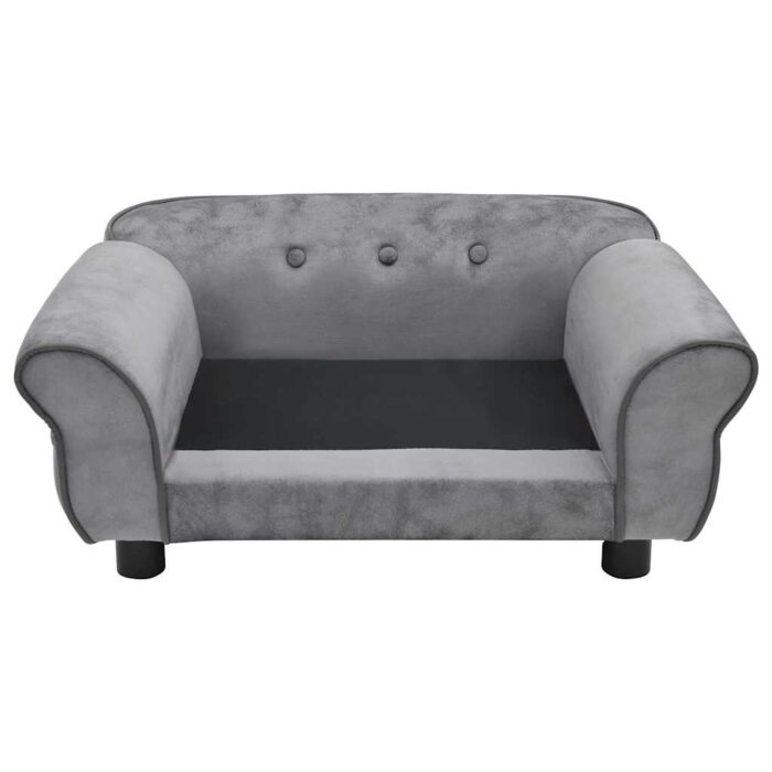 Hundesofa Schwarz 72x45x30 cm Plüsch – Bild 3