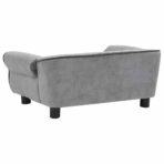 Hundesofa Schwarz 72x45x30 cm Plüsch – Bild 5