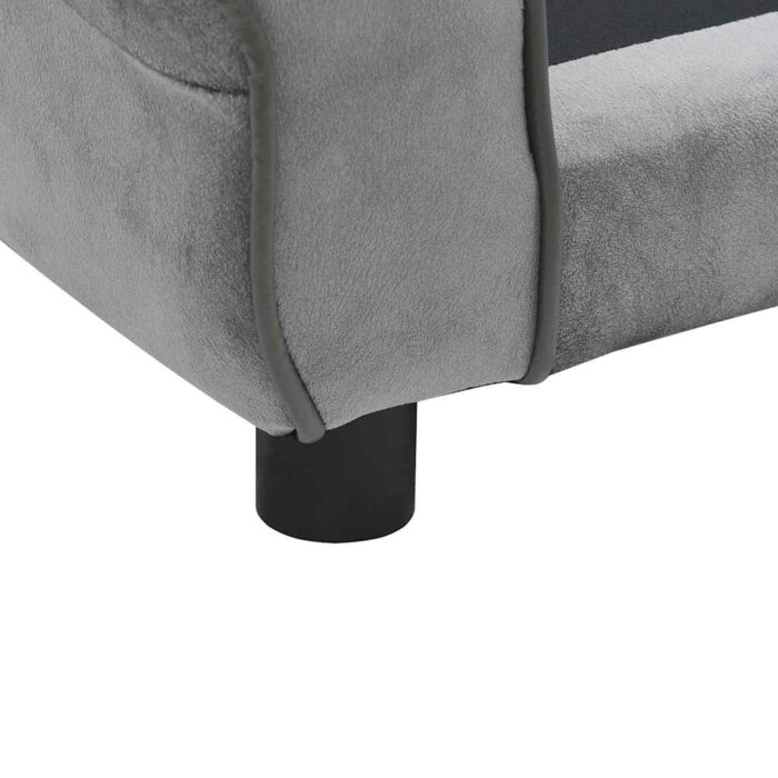 Hundesofa Schwarz 72x45x30 cm Plüsch – Bild 7