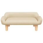 Hundebett 70x40x24 cm Samt – Bild 3