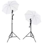 Fotostudio-Set: 5 Bunte Hintergründe 2 Schirme – Bild 4