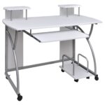 Computertisch Schwarz 110x52x88,5 cm Holzwerkstoff