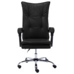 Bürostuhl Anthrazit Kunstleder – Bild 2