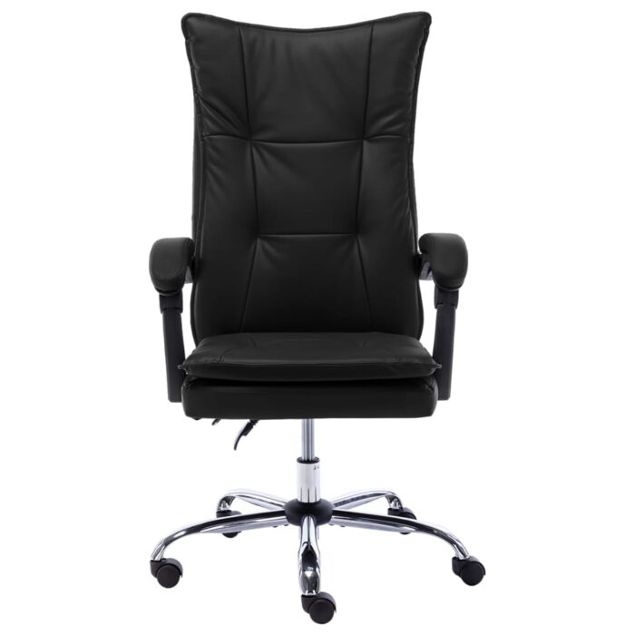 Bürostuhl Anthrazit Kunstleder – Bild 2