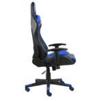 Gaming-Stuhl Drehbar Blau PVC – Bild 3