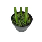 Künstliche Bambuspflanze mit Topf 120 cm Grün – Bild 4