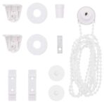 Zebra-Rollo 40,9 x 100 cm, Stoffbreite 36,7 cm, grau – Bild 12