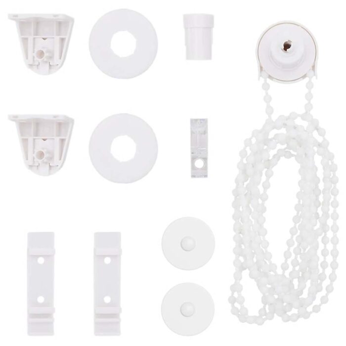 Zebra-Rollo 40,9 x 100 cm, Stoffbreite 36,7 cm, grau – Bild 12