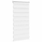 Zebra-Rollo 40,9 x 100 cm, Stoffbreite 36,7 cm, grau – Bild 3