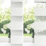 Zebra-Rollo 40,9 x 100 cm, Stoffbreite 36,7 cm, grau – Bild 7