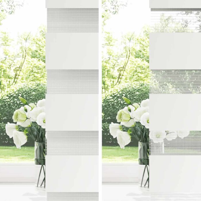 Zebra-Rollo 40,9 x 100 cm, Stoffbreite 36,7 cm, grau – Bild 7