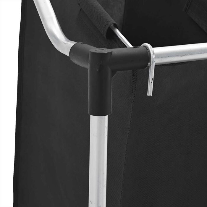 4 Fächer Schwarz Wäschesortierer – Bild 8