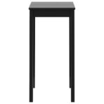 Bartisch MDF Schwarz 55x55x107 cm – Bild 3
