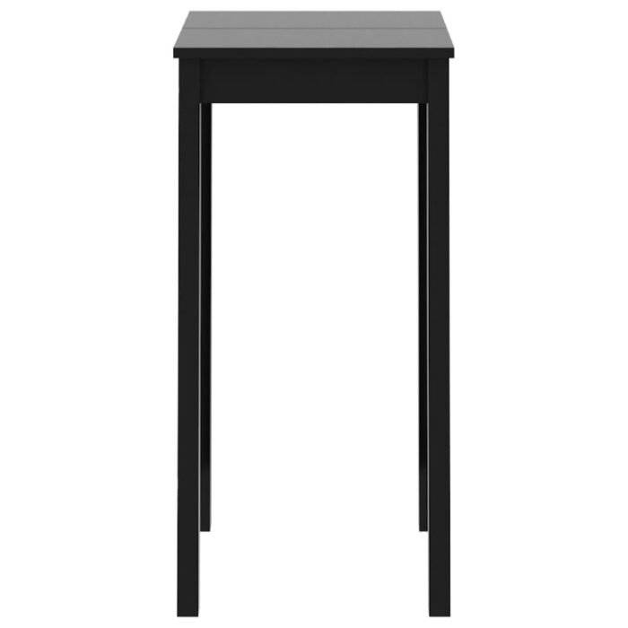 Bartisch MDF Schwarz 55x55x107 cm – Bild 3