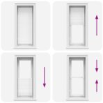 Verdunklungsplissee 40×100 cm Weiss – Bild 6