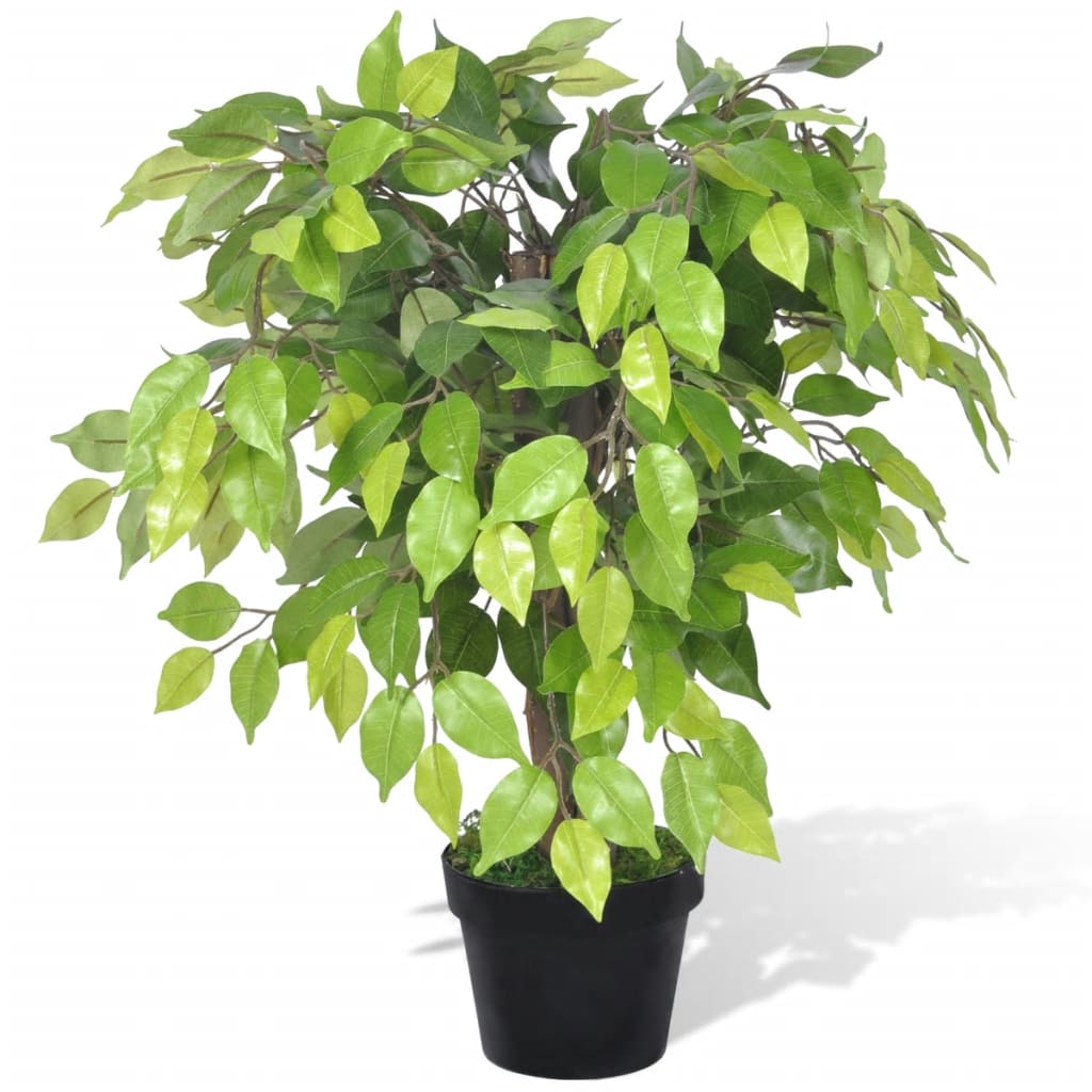 241358_1.jpg Künstlicher Zwerg-Ficus mit Topf 60 cm – Bild 1