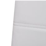 Freischwinger 2 Stk. Weiss Kunstleder – Bild 6