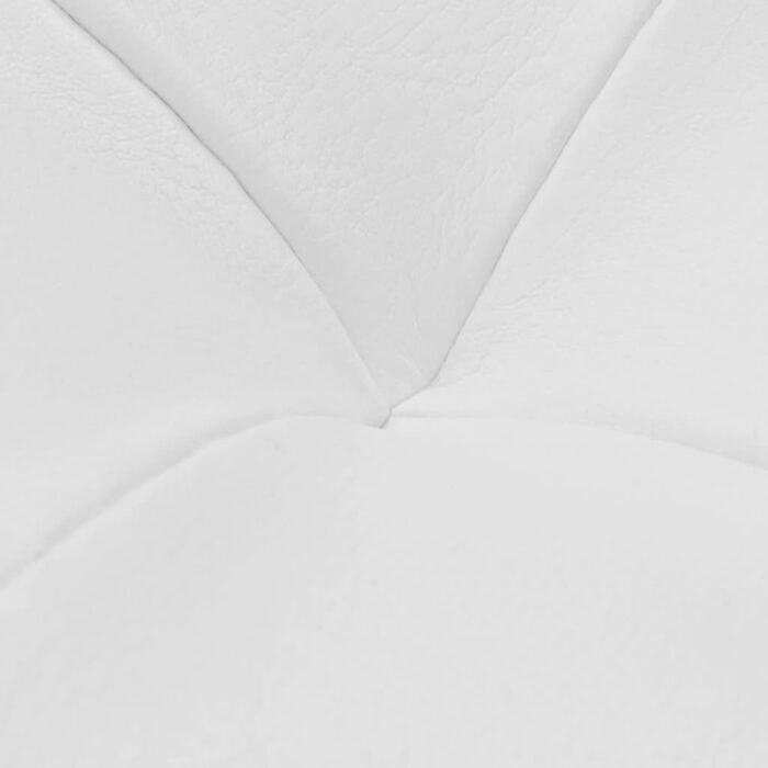 Sitztruhe Gepolstert Kunstleder Weiss – Bild 8