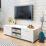 TV-Schrank Hochglanz-Weiss 120x40,5x35 cm