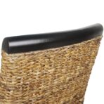 Esszimmerstühle 2 Stk. Abaca und Mango Massivholz – Bild 8