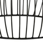 Couchtisch Rund Altholz Massiv 68x37 cm – Bild 3