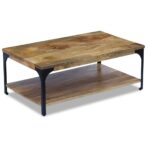 Couchtisch Mangoholz 100x60x38 cm – Bild 2