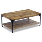 Couchtisch Mangoholz 100x60x38 cm – Bild 4