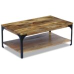 Couchtisch Mangoholz 100x60x38 cm – Bild 5
