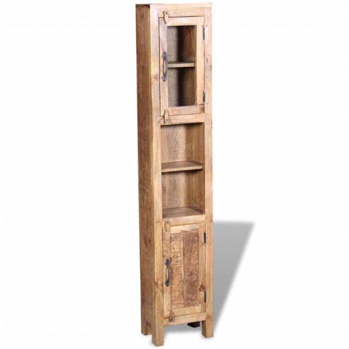 Badkommode mit Spiegel & 2 Seitenschränke Massivholz Mango – Bild 5