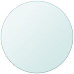 Tischplatte aus gehärtetem Glas rund 300 mm