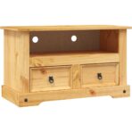TV-Schrank Mexiko-Stil Kiefernholz - Massivholz Kiefer – Bild 2