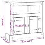 Konsolentisch Mexiko-Stil Kiefernholz - Massivholz Kiefer – Bild 10