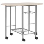 Ausklappbarer Esstisch fünfteilig MDF – Bild 3