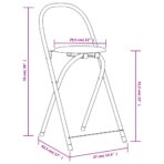 Ausklappbarer Esstisch fünfteilig MDF – Bild 9