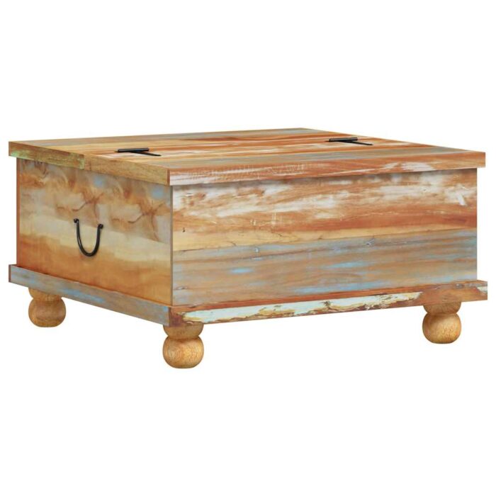 Couchtisch Altholz 70x70x38 cm – Bild 8