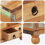 Couchtisch Altholz 70x70x38 cm – Bild 9