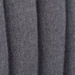 Cocktailsessel Dunkelgrau Stoff – Bild 5