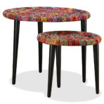 2-tlg. Couchtisch-Set Chindi-Details Mehrfarbig – Bild 6