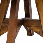 Couchtisch Gemischtes Altholz 60x45 cm Silbern – Bild 5