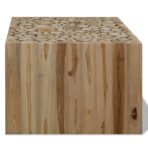Couchtisch Teakholz 50x50x35 cm – Bild 2