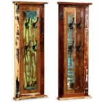 Wandgarderobe / Garderoben cm - Massivholz Akazie