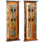 Wandgarderobe / Garderoben cm - Massivholz Akazie – Bild 3