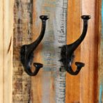 Wandgarderobe / Garderoben cm - Massivholz Akazie – Bild 6