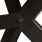 Esstisch Altholz Massiv und Stahlgestell 180 cm – Bild 7