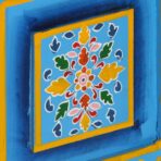 Sideboard Massivholz Mango Handbemalt – Bild 9