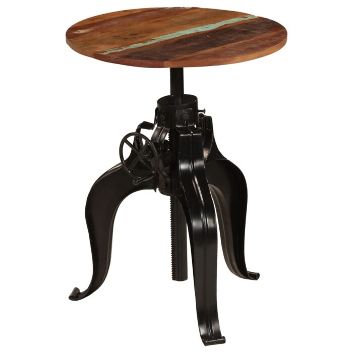 Bartisch Altholz Massiv 60x(76-110) cm – Bild 10