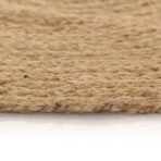 Teppich Jute Geflochten 90 cm Rund – Bild 3