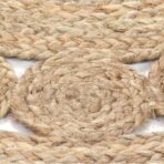 Teppich Flechtmuster Jute 90 cm Rund – Bild 3