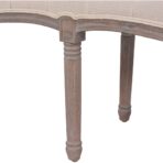 Bank Leinen Massivholz – Bild 5