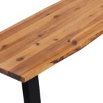 Sitzbank Akazienholz Massiv 145 cm – Bild 4